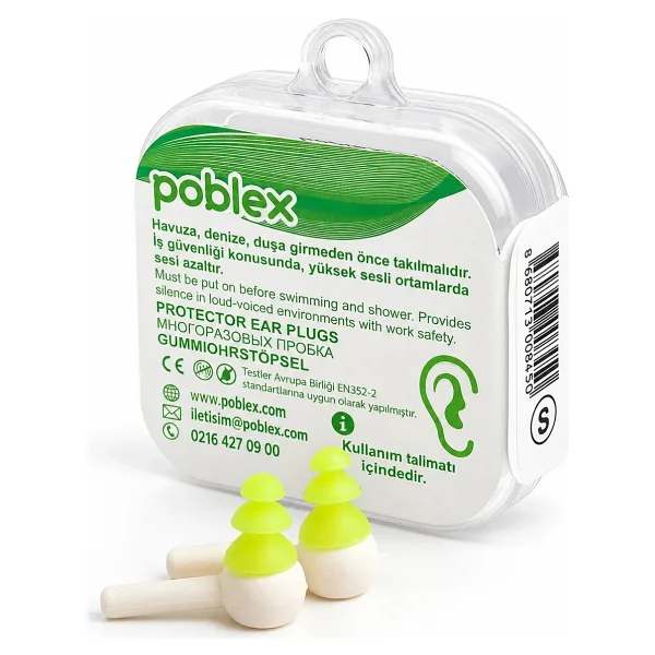 Poblex Çam Tipi Plus Küçük Boy (S) Kulak Tıkacı - Görsel 4