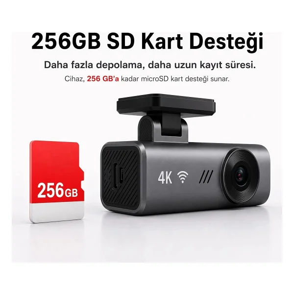 Carlover S12 4K Ön Araç Kamerası - Görsel 7