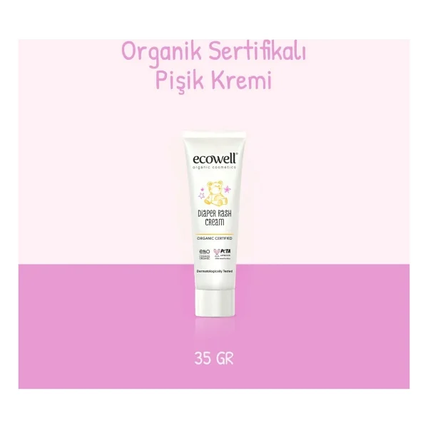 Ecowell Organik Pişik Kremi 35 Gr - Görsel 6
