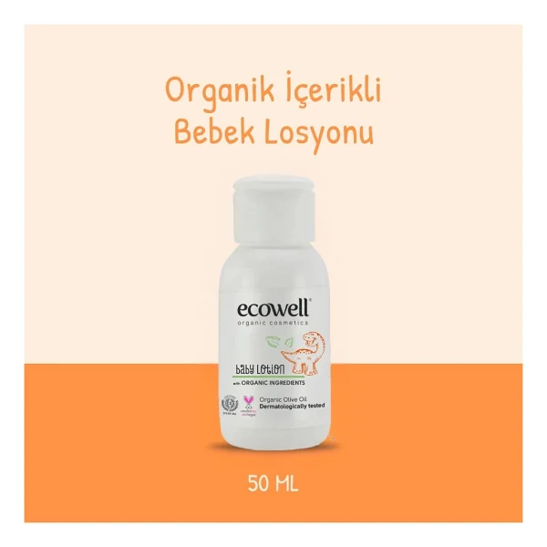 Ecowell Organik Bebek Losyonu 50 Ml - Görsel 7