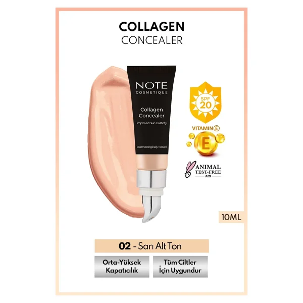 Note Collagen Spf 20 10 Ml Likit Kapatıcı - Görsel 3
