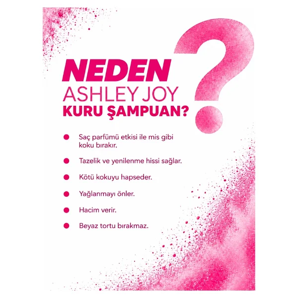 Ashley Joy Fresh & Up Görünmez 200 Ml Kuru Şampuan - Görsel 3