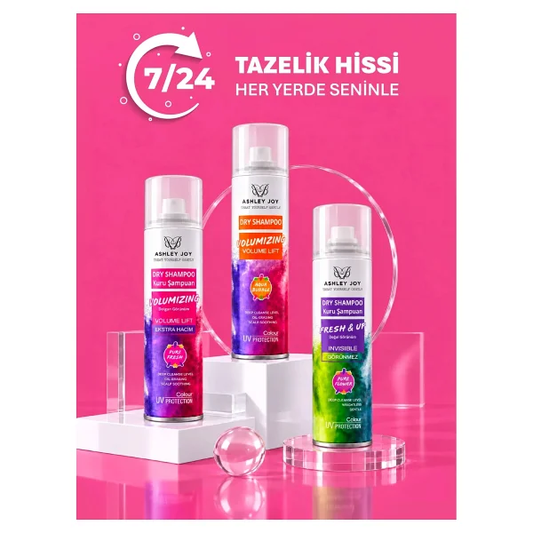 Ashley Joy Fresh & Up Görünmez 200 Ml Kuru Şampuan - Görsel 6