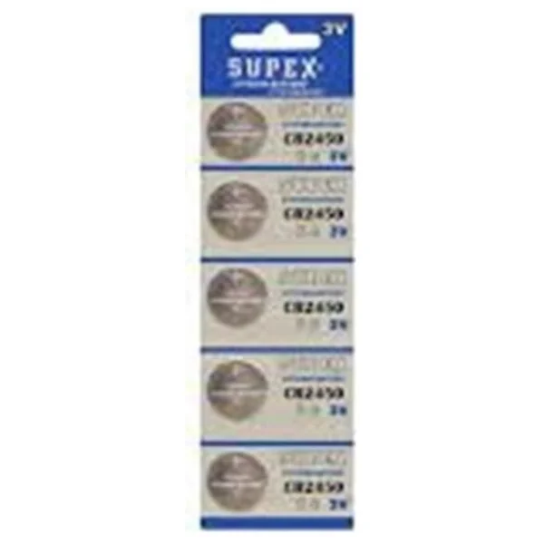 Supex Cr2450-C5 3v Lityum Düğme Pil 5'li - Görsel 8
