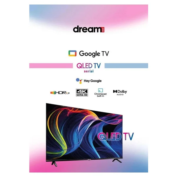 Dreamstar 55" 139cm 4K UHD QLED Google TV - Görsel 7