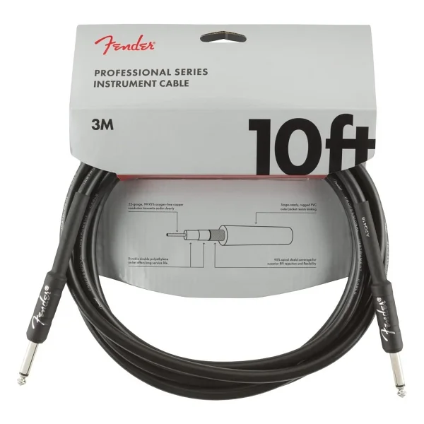 Fender Professional Series Instrument Cable 3 metre Enstrüman Kablosu - Görsel 6