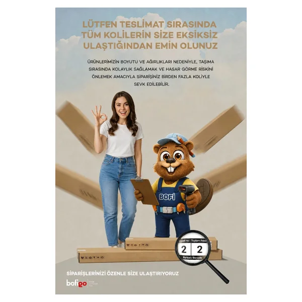 Bofigo 10 Kapaklı Çok Amaçlı Dolap Seti Modüler Mutfak Dolabı Erzak Dolabı Kiler Defne & Nergis Beyaz - Görsel 7
