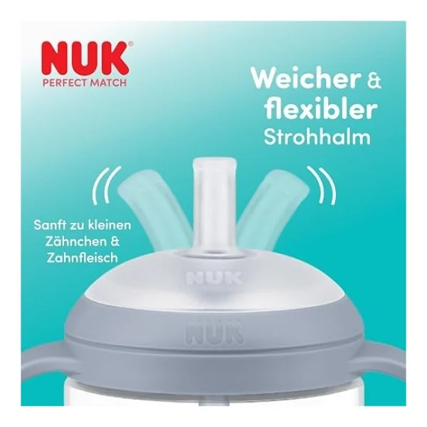 NUK PM Pipetli Alıştırma Bardağı, 150 ml, Mavi - Görsel 2