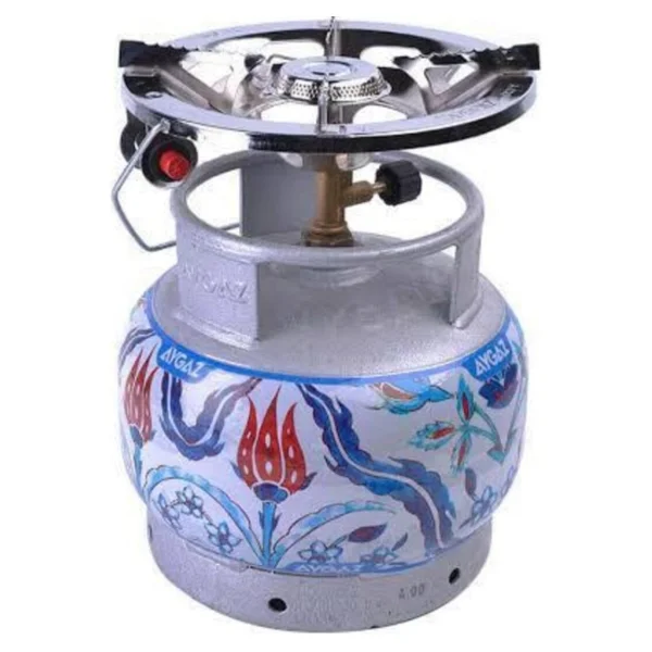 Aygaz Çakmaklı Kamp Ocağı Turbo Başlık Dar Çember Piknik Tüpü Başlığı Ocağı K-630 - Görsel 4