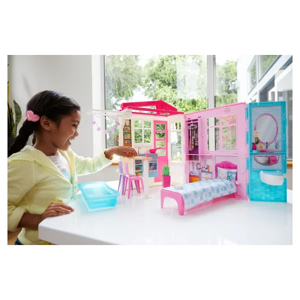 Barbie'nin Taşınabilir Yeni Portatif Evi Fxg54 - Görsel 2