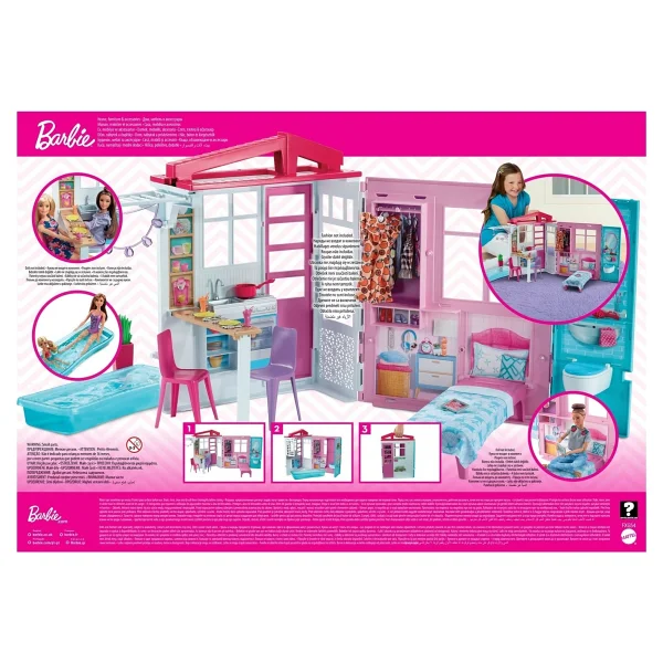Barbie'nin Taşınabilir Yeni Portatif Evi Fxg54 - Görsel 9