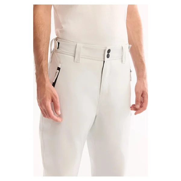 Avva Erkek Beyaz Beli Çıtçıtlı Su Itici Rüzgar Geçirmez Comfort Fit Kayak Pantolonu A52y3125 - Görsel 4