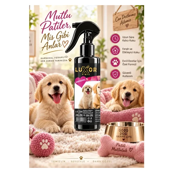 Luxor Köpek Parfümü Karnaval 200 Ml - Görsel 3