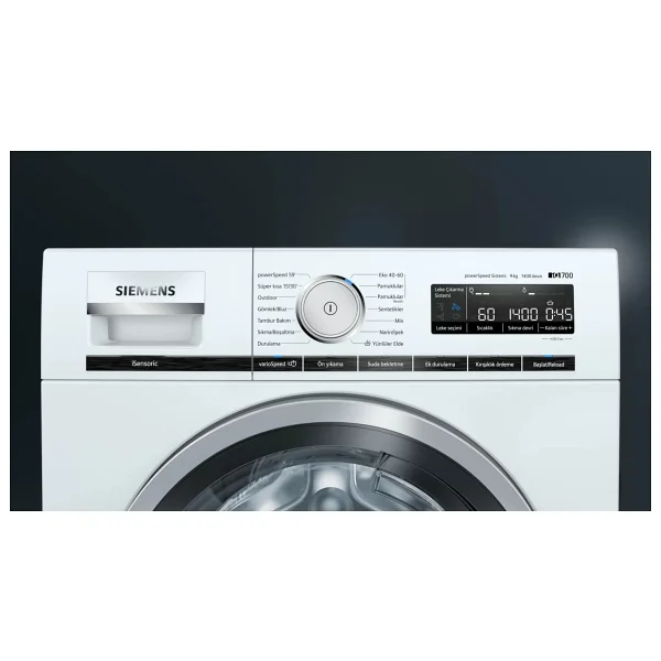 Siemens WM14VM80TR 1400 Devir 9 kg Çamaşır Makinesi - Görsel 2