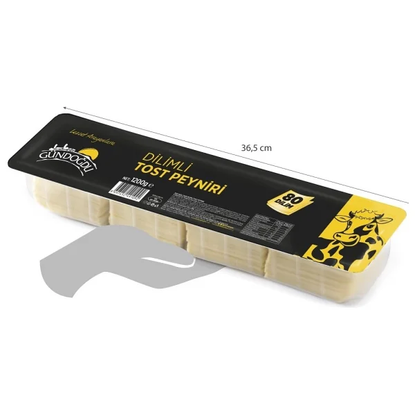 Gündoğdu 1200 Gr Dilimli Tost Peyniri - Görsel 3