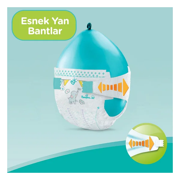 Prima Aktif 3 Numara Midi 62'li 2 Adet Bebek Bezi - Görsel 8