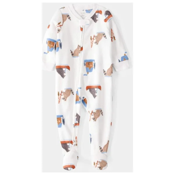 Carter's Erkek Bebek Ekru Polar Tulum - 18 Ay - Görsel 3