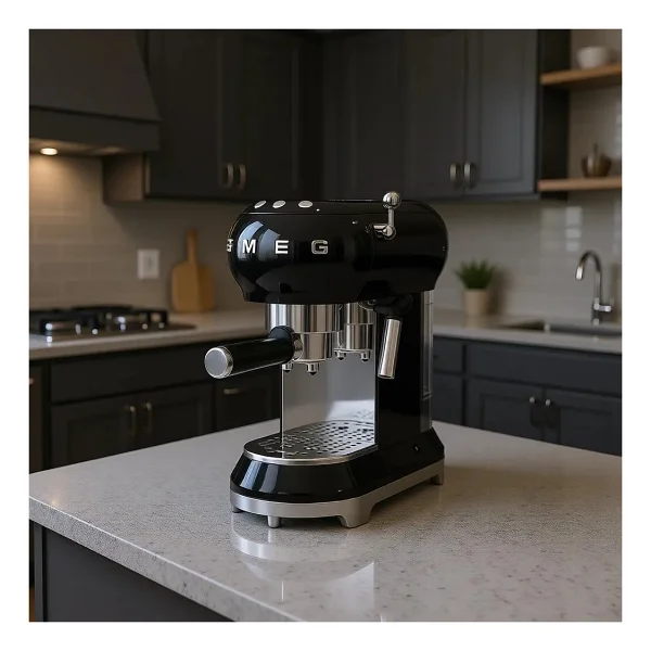 Smeg Ecf01bleu Retro Siyah Espresso Makinesi - Görsel 9