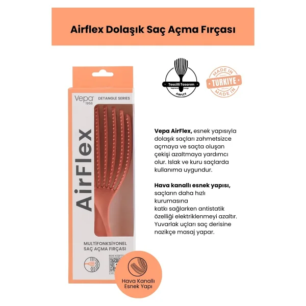 Vepa Airflex Saç Fırçası - Görsel 2