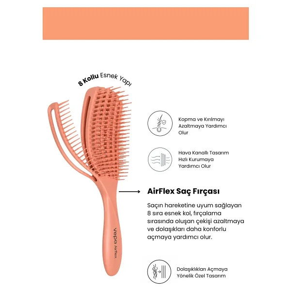 Vepa Airflex Saç Fırçası - Görsel 3