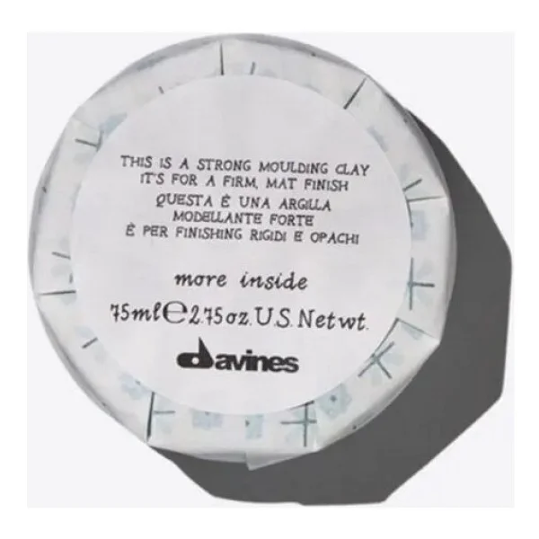 Davines More Inside This Is A Strong Moulding Clay Sert Ve Mat Kil Wax 75 Ml - Görsel 2