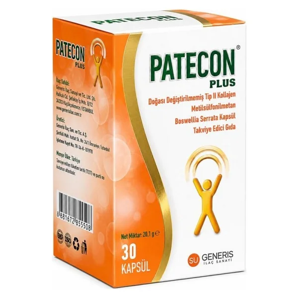 Patecon Plus 30 Kapsül - Görsel 4