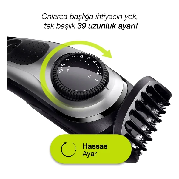 Braun BT5265 + Gillette Fusion5 ProGlide Saç ve Sakal Şekillendirici - Görsel 4
