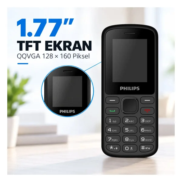 Philips E2101p Tuşlu Telefon - Görsel 3
