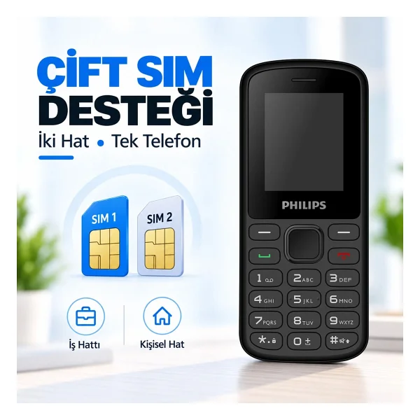 Philips E2101p Tuşlu Telefon - Görsel 6