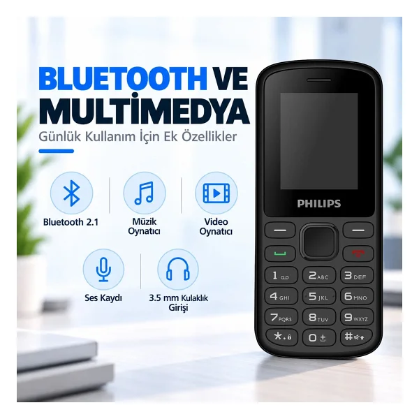 Philips E2101p Tuşlu Telefon - Görsel 9