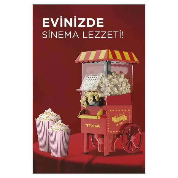 Torima Tpm-01 Kırmızı Mısır Patlatma Makinesi - Görsel 6