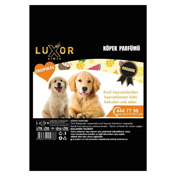 Luxor Kimya Köpek Parfümü Tropikal 200 Ml - Görsel 3