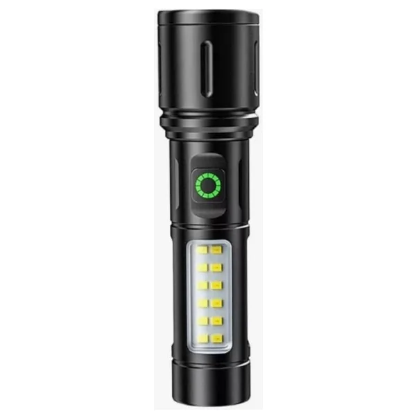 WellHise 603 Usb Şarjlı Yüksek güç spot uzun LED El Feneri Zumlanabilir Ultra Parlak Acil Aydınlatma Feneri - Görsel 2