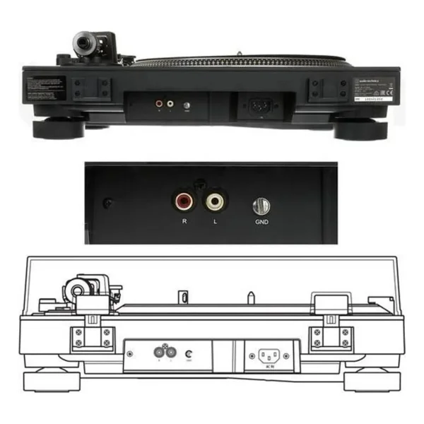 Audio-Technica AT-LP140XP Siyah DJ Pikap - Görsel 8