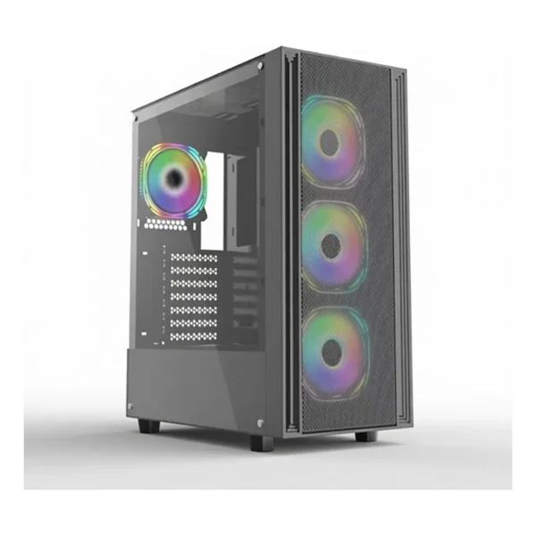 Deepcool Cc561 Pl650d 650w 80plus Bronze Atx 3.0 4xrainbow Fanlı Mid-Tower Siyah Kasa - Görsel 6