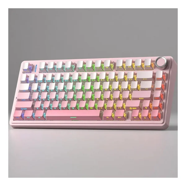Aula F75 RGB %75 Tkl Cotton Candy Switch Kablolu/Kablosuz Mekanik Oyuncu Klavyesi - Görsel 10