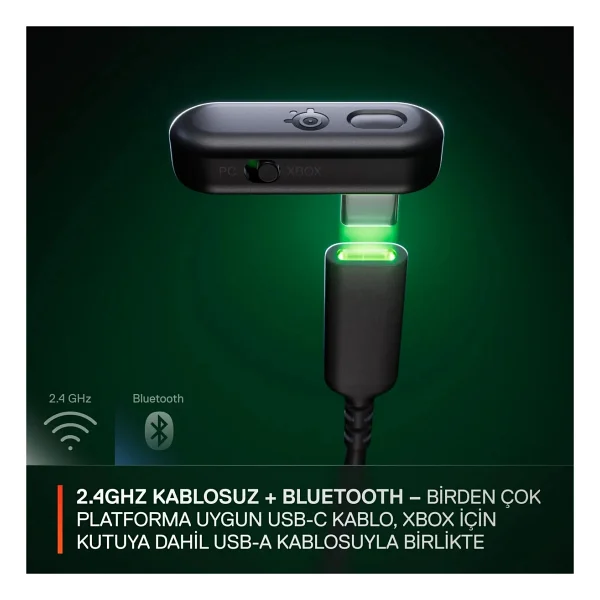 Steelseries Arctis Gamebuds Xbox ANC TWS Kulak İçi Bluetooth Oyuncu Kulaklığı - Görsel 7