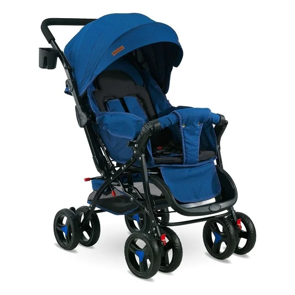 Babyhope 603 Gri Çift Yönlü Bebek Arabası - Görsel 4