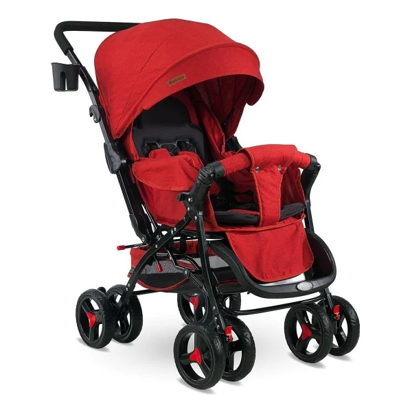 Babyhope 603 Gri Çift Yönlü Bebek Arabası - Görsel 8