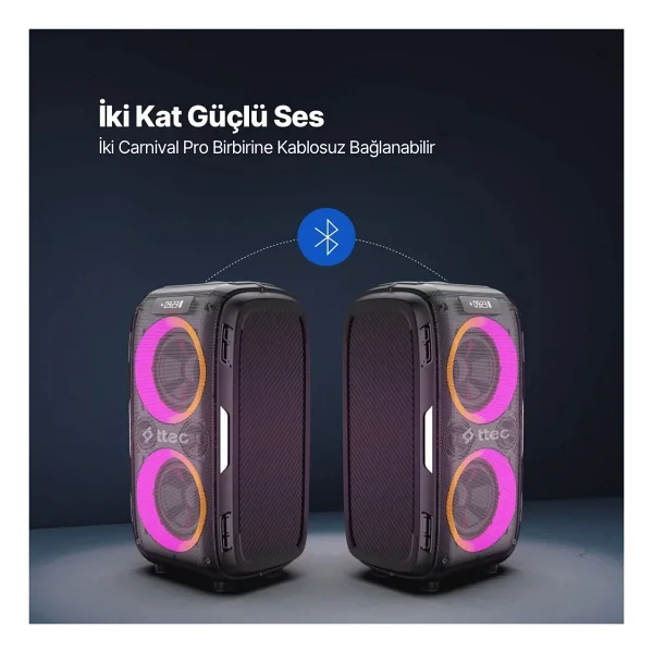Ttec Carnival Pro 2bh11s 120 W Bluetooth Hoparlör - Görsel 9
