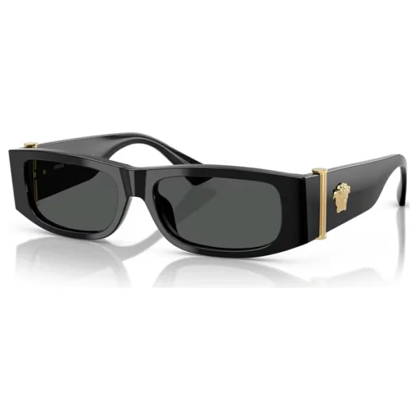 Versace VE4476U GB187 Black-Dark Grey Erkek Güneş Gözlüğü - Görsel 7