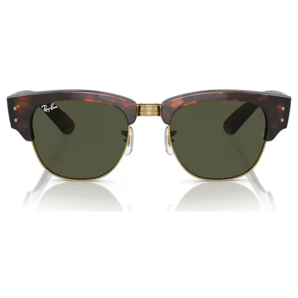 Ray-Ban Mega Clubmaster 0316s 990/31 Tortoise/Gold-Green Unisex Güneş Gözlüğü - Görsel 3