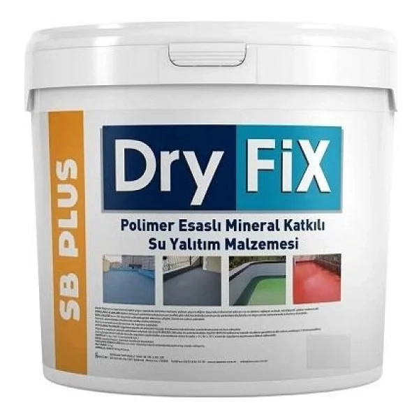 Dryfix Sb Plus Polimer Esaslı Su Yalıtım Malzemesi 5 Kg Beyaz - Görsel 2