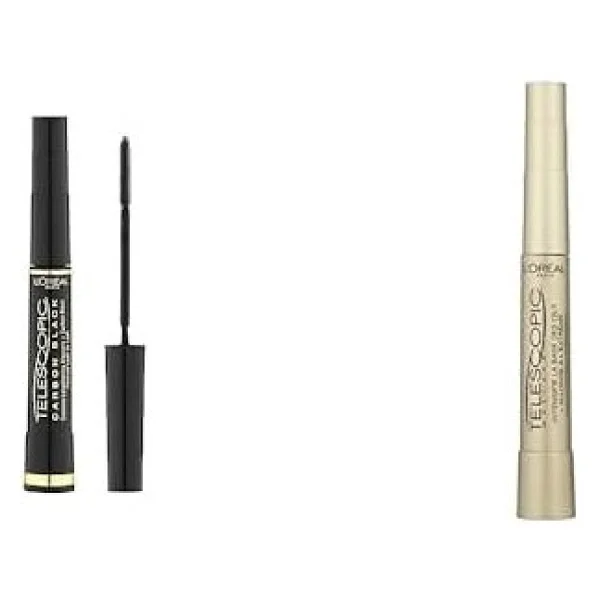L'Oreal Paris Telescopic Carbon Black + Telescopic Gold Siyah Maskara - Görsel 2