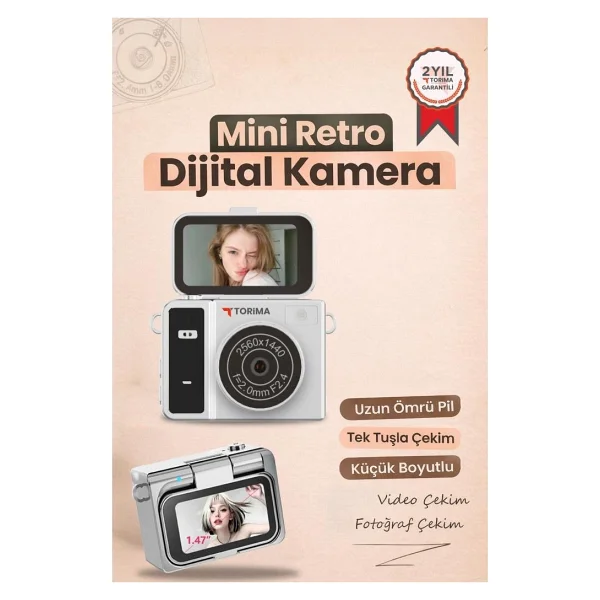 Torima Cmr46 Pembe Dijital Fotoğraf Makinesi - Görsel 10