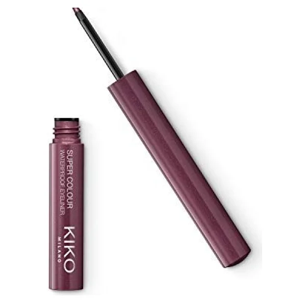 KIKO Milano New Super Colour Waterproof 07 Burgundy Likit Eyeliner - Görsel 2