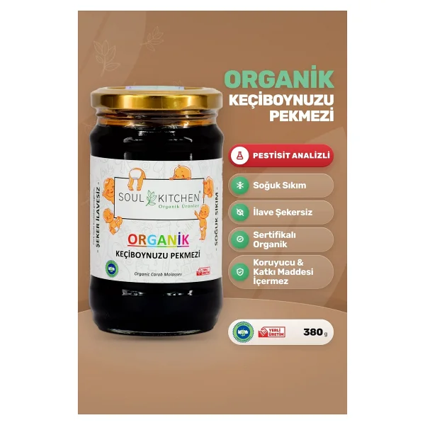 Soul Kitchen 380 gr Organik Keçiboynuzu Pekmezi - Görsel 3