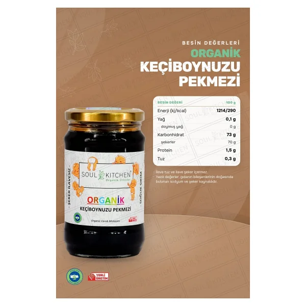 Soul Kitchen 380 gr Organik Keçiboynuzu Pekmezi - Görsel 7