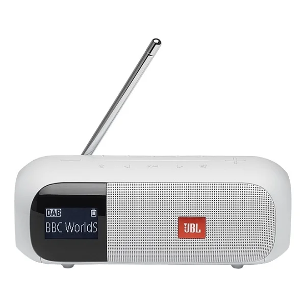 JBL Tuner 2 FM Radyolu Bluetooth Hoparlör Beyaz - Görsel 2
