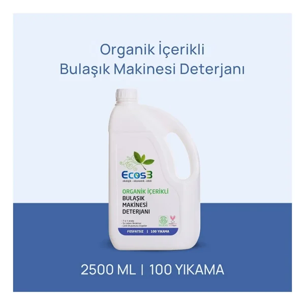 Ecos3 Organik 2500 Ml Bulaşık Makinesi Jeli - Görsel 6